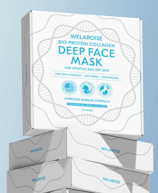 BIO-PROTEIN COLLAGEN DEEP FACE MASK. PACK OF 16 - Image 3